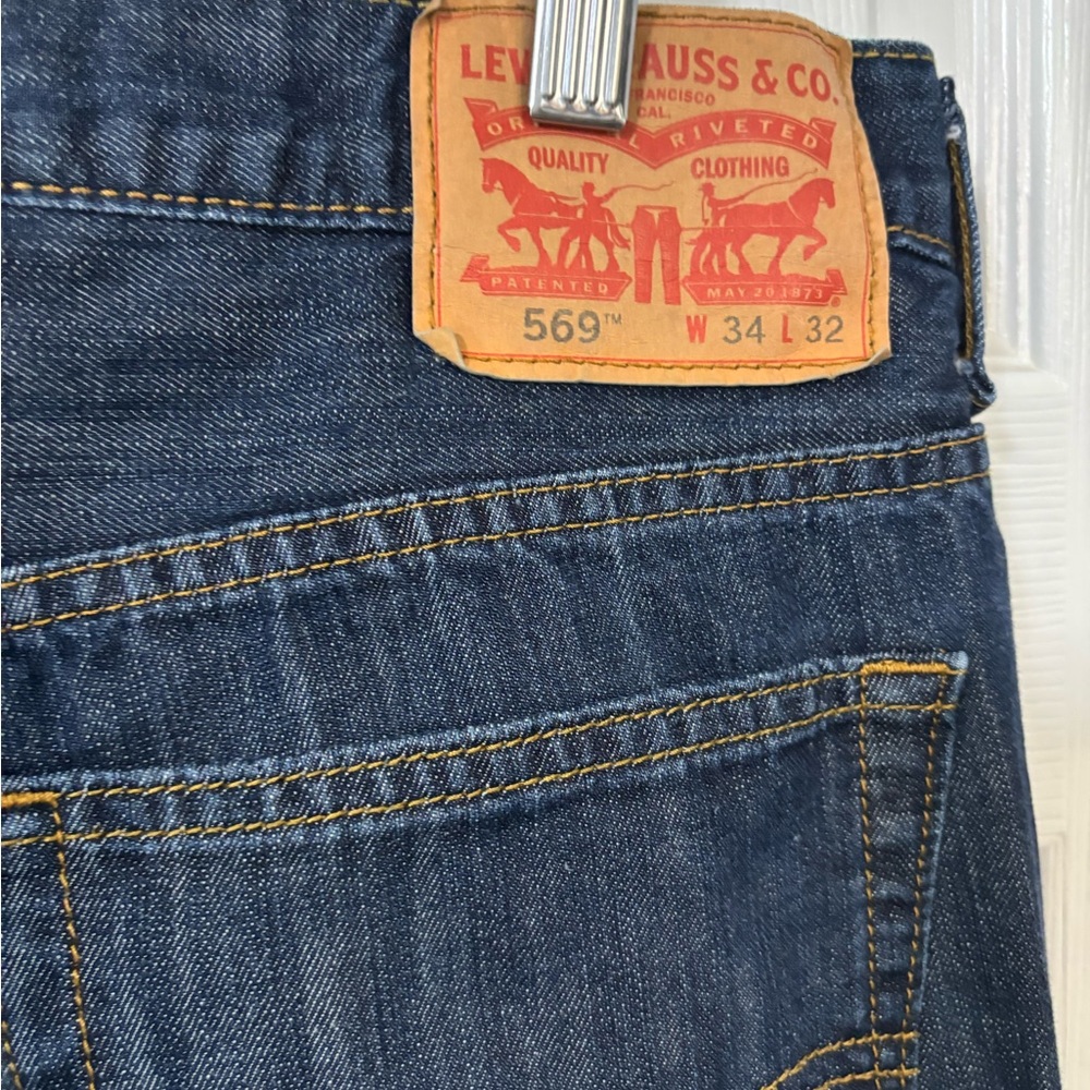 Men's Levi’s 369 Blue Jeans 34x32 - Picture 3 of 3